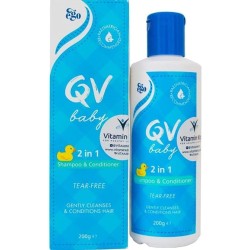 كيو في بيبي ٢ في ١ شامبو + بلسم | ٢٠٠مل